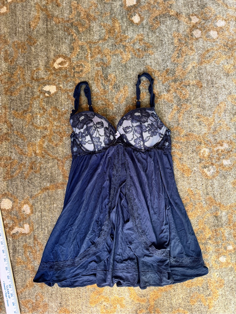 Black Lace Babydoll Lingerie Top - Women's Intimates